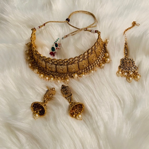 Indian necklace set - Picture 8 of 9